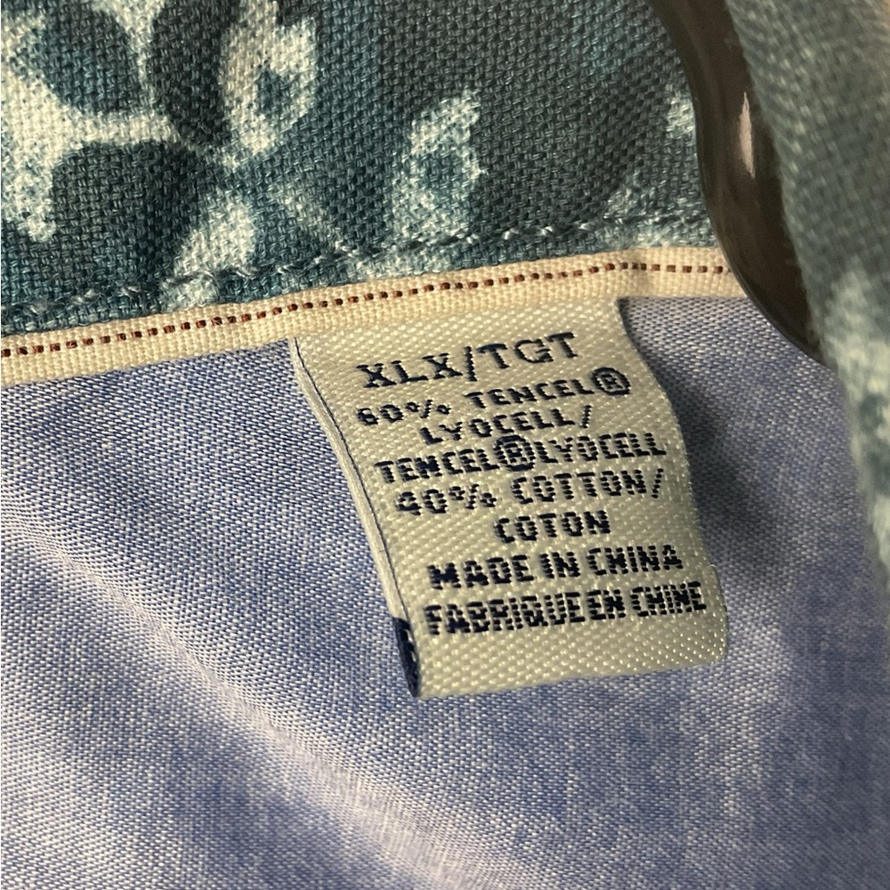 Pre-Owned Tommy Bahama Jeans Men’s Floral  Short Sleeve Button Up Shirt, Size XL - Picture 10 of 12